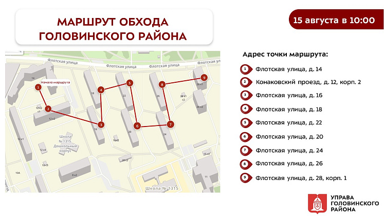 Обход территории района 15.08.2026